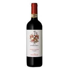 Carica l'immagine nel visualizzatore di Gallery, BOX 6 BOTTIGLIE TENUTA PERANO CHIANTI CLASSICO 2022 FRESCOBALDI CON 4 CALICI MAGNUM