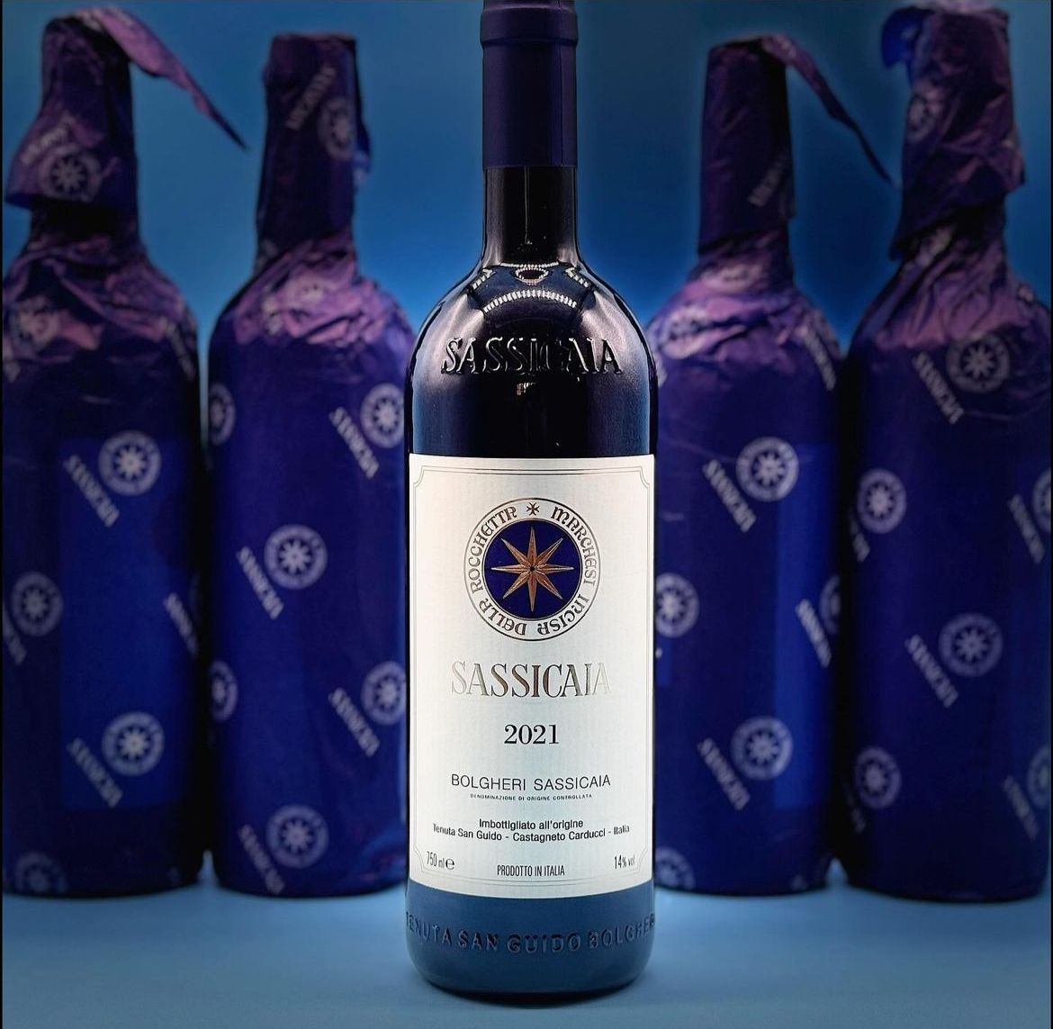 SASSICAIA 2021 WOODEN CASE OF 6 BOTTLES – Lwine