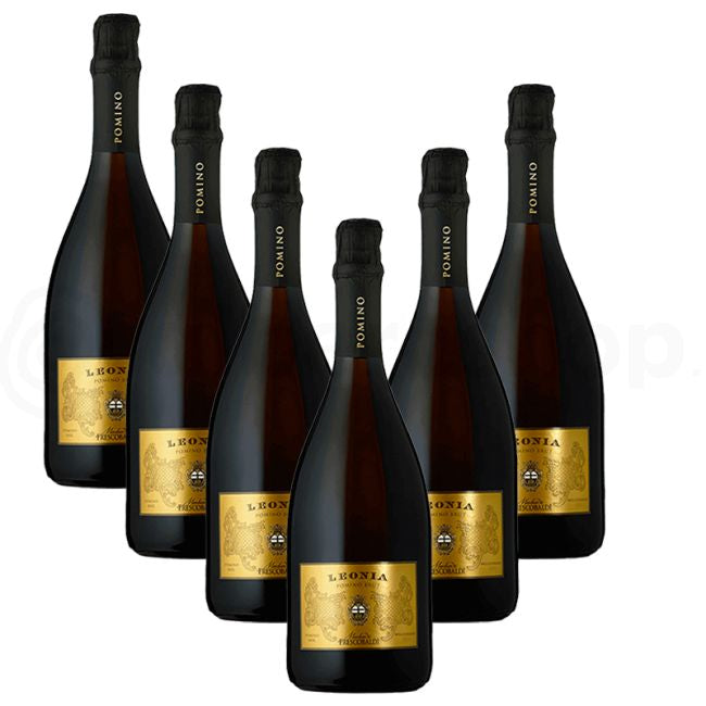 LEONIA MILLESIMATO 2021 METODO CLASSICO BRUT FRESCOBALDI BOX DA 6 BOTTIGLIE + CALICE “LEONIA” IN OMAGGIO